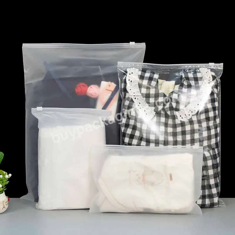 Biodegradable Custom Design Eva Frosted Reusable Zipper Bag
