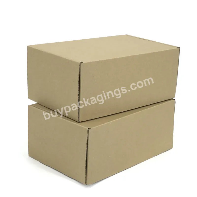 Biodegradable Custom Logo Corrugated Box Paper Packaging Carton