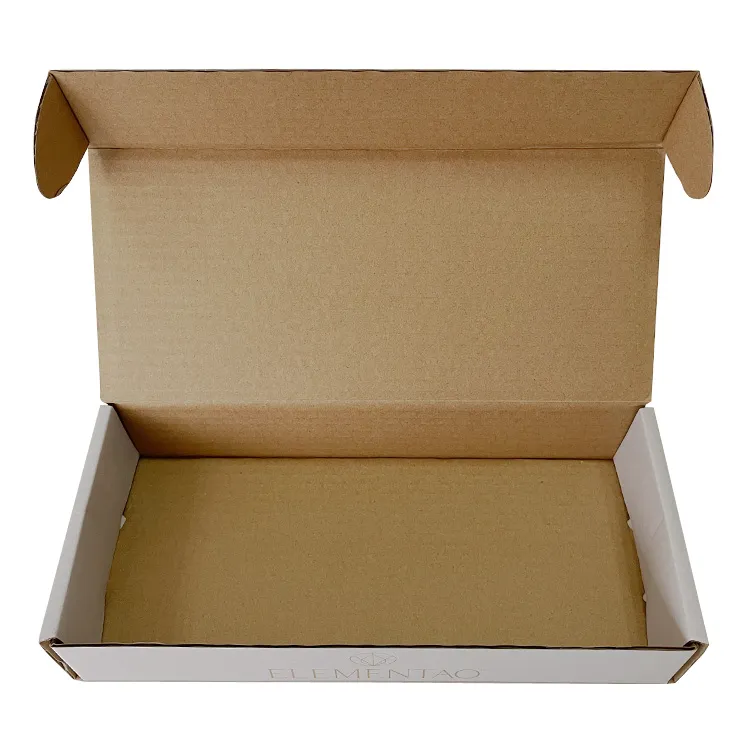 Biodegradable Custom Logo E-commerce Recycled Corrugated 6x4x2 Brown Shipping Box