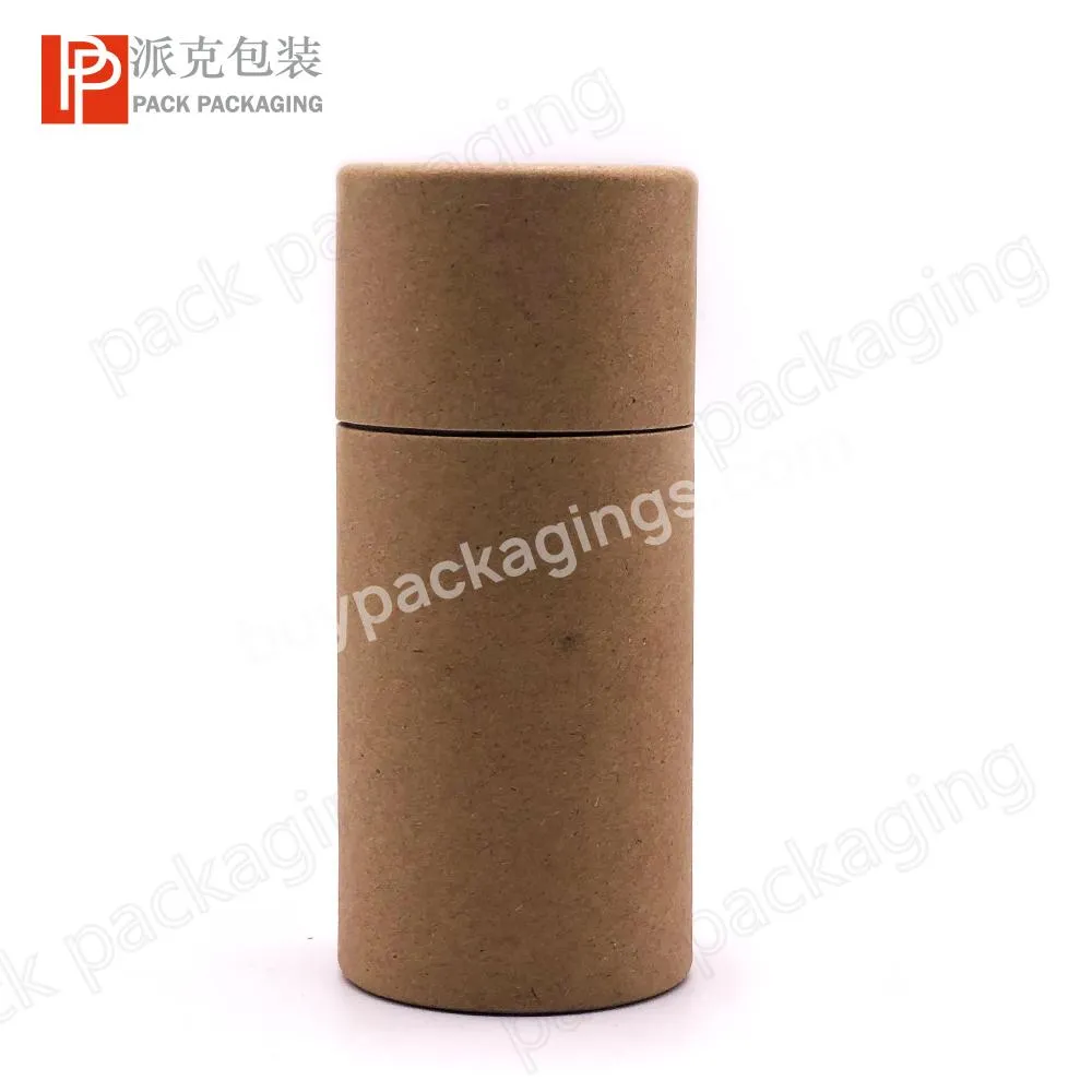 Biodegradable Custom Printing Eco Sea Salt Powder Food Packaging Luxury Round Cardboard Canister Paper Tube With Top Shaker