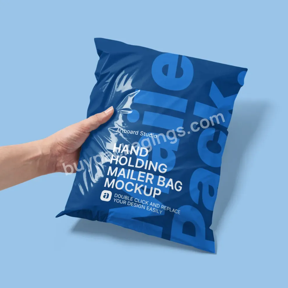 Biodegradable Customized Compostable Shipping Plastic Bags With Various Logo Sizes Are Used To Package Clothing/boxes