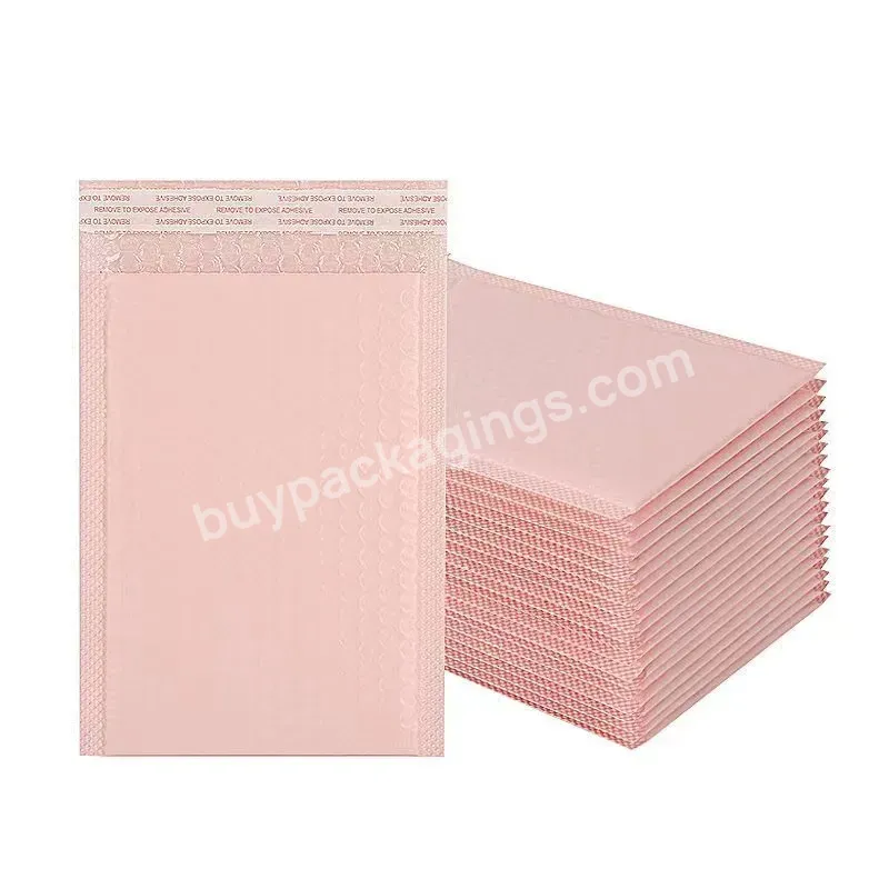 Biodegradable Flexible Packaging Shipping Envelope Bag With Bubble Wrap Parcel Bags Custom Pink Bubble Mailer - Buy Bubble Envelope,Bubble Wrap Envelope Mailer Pink,Bubble Mailers Custom Shipping Envelope Bag With Bubble Wrap.