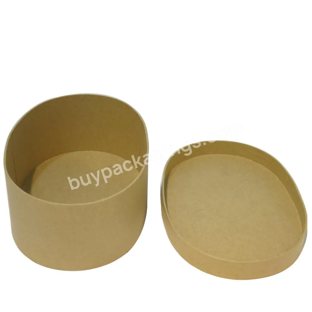 Biodegradable Kraft Paper Board Tube Mold Round Cheese Matcha Cake Box for Charcuterie Packaging