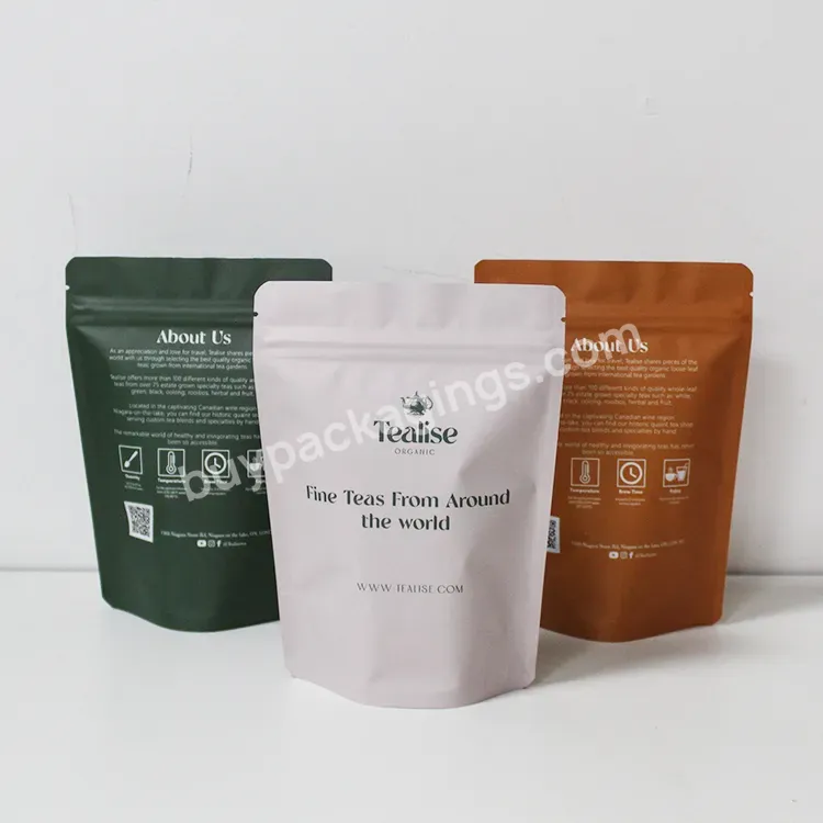 Biodegradable Laminating Pouches Food Digital Print Plastic Stand Uo With Zipper Custom Printed High Quality Zip Pouch