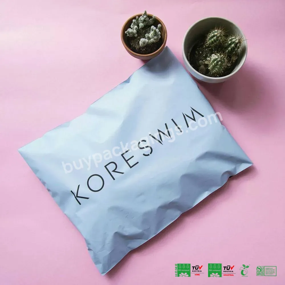 Biodegradable Mailing Express Bag Custom Packaging Eco Friendly Compostable Plastic Shipping Bag For Clothing