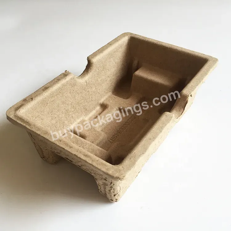 Biodegradable Molded Packaging Recyclable Paper 3 Bottle Wine Shipper Tray Pulp Insert - Buy Molded Paper Pulp Packing Inner Tray,Paper Pulp Tray Customized Molded Box Package With Paper Material Tray Pulp Insert,Molded Fiber Tray.