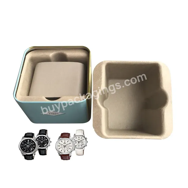 Biodegradable Paper Pulp Trays Wholesale Luxury Paper Gift Strap Packaging Watch Box Tray - Buy Biodegradable Paper Pulp Trays,Wholesale Packing Box Tray,Good Quality Paper Tray.