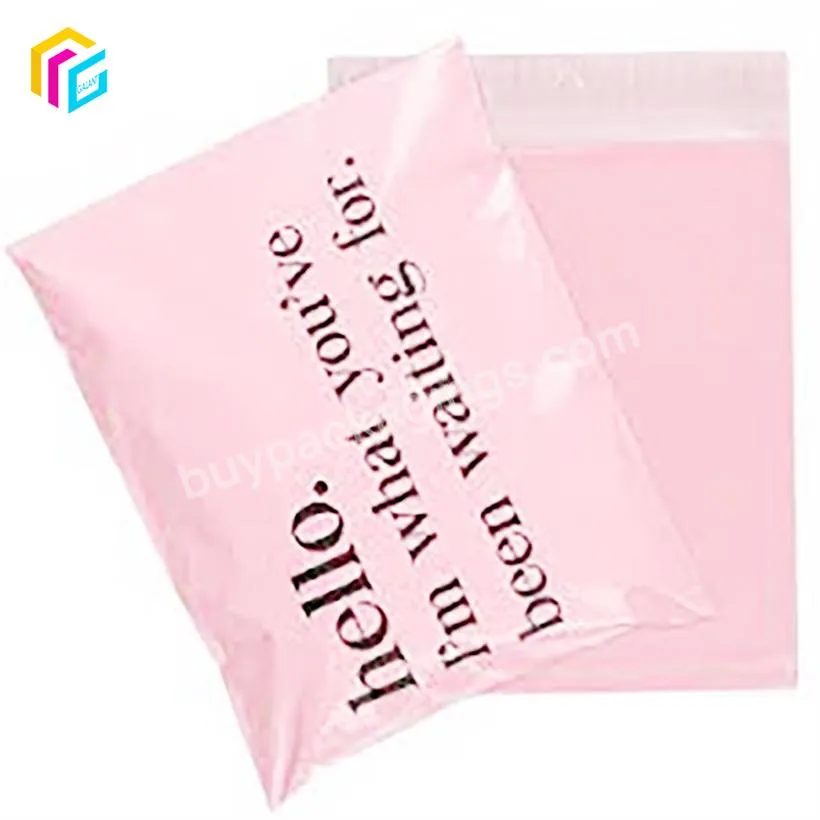 biodegradable plastic courier self seal envelope bags high quality mailing bags with invoice bag