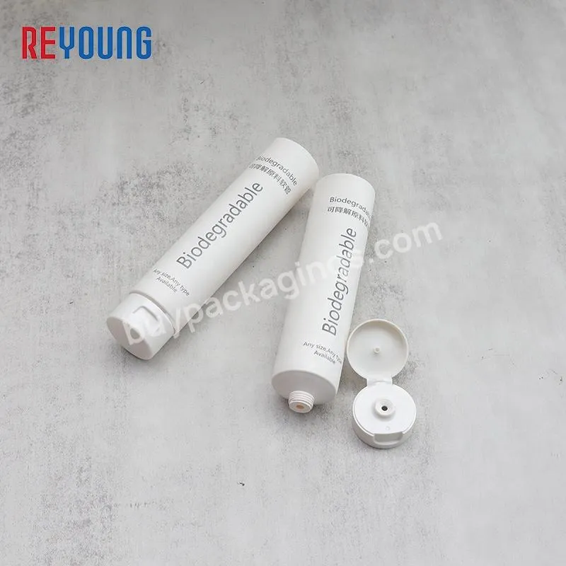 Biodegradable Plastic Tubes With Offset Printing Process For Lotion Cosmetic Packaging