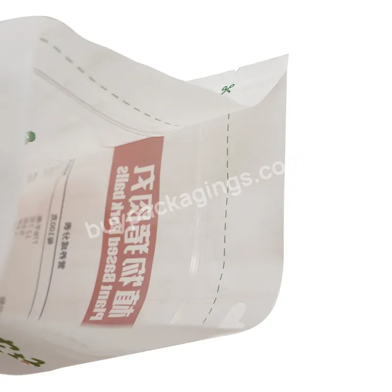 Biodegradable Plastic Zipper Packaging Bag For Organic Food