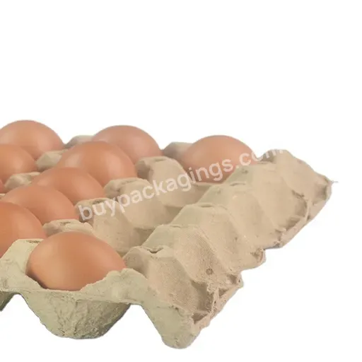 Biodegradable Pulp 30 Cell Egg Tray Economical Color Tray Paper Products Fiber Tray