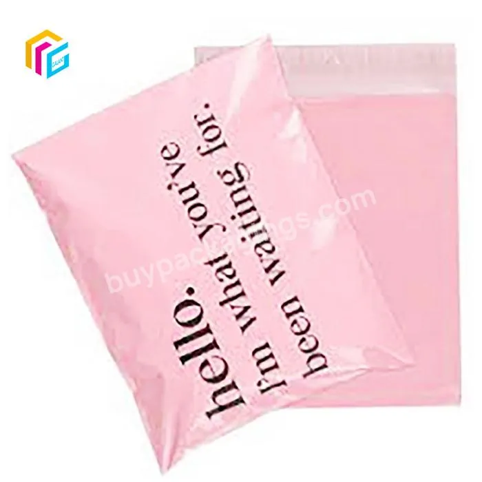 biodegradable recyclable mailer bag with handle high quality poly mailer courier shipping bag