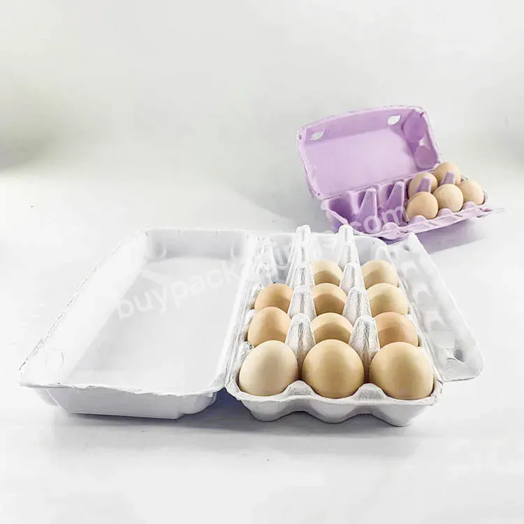 Biodegradable Retail Manufacturer Food Packaging Pulp Paper Tray Egg Tray