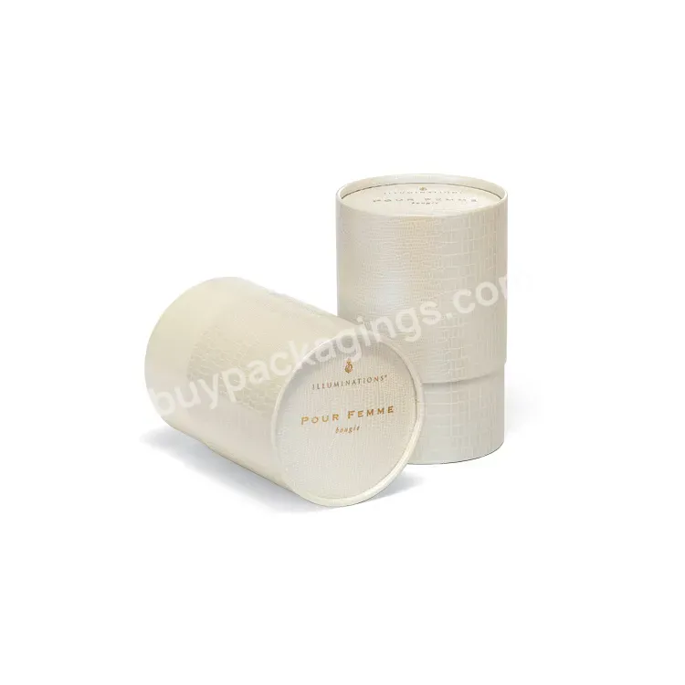 Biodegradable Round Paper Tube Custom Cardboard Gift Boxes Kraft Paper Boxes With Lids For Gifts