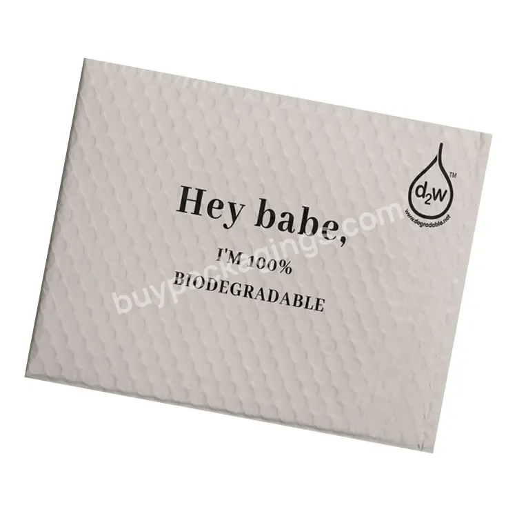 Biodegradable Shipping Mailing Bag Envelopes With High Quality Customized Logo Padded Bubble Mailing Envelope - Buy Padded Envelope,Bubble Mailing Envelope,Bubble Padded Envelope Customized Logo.