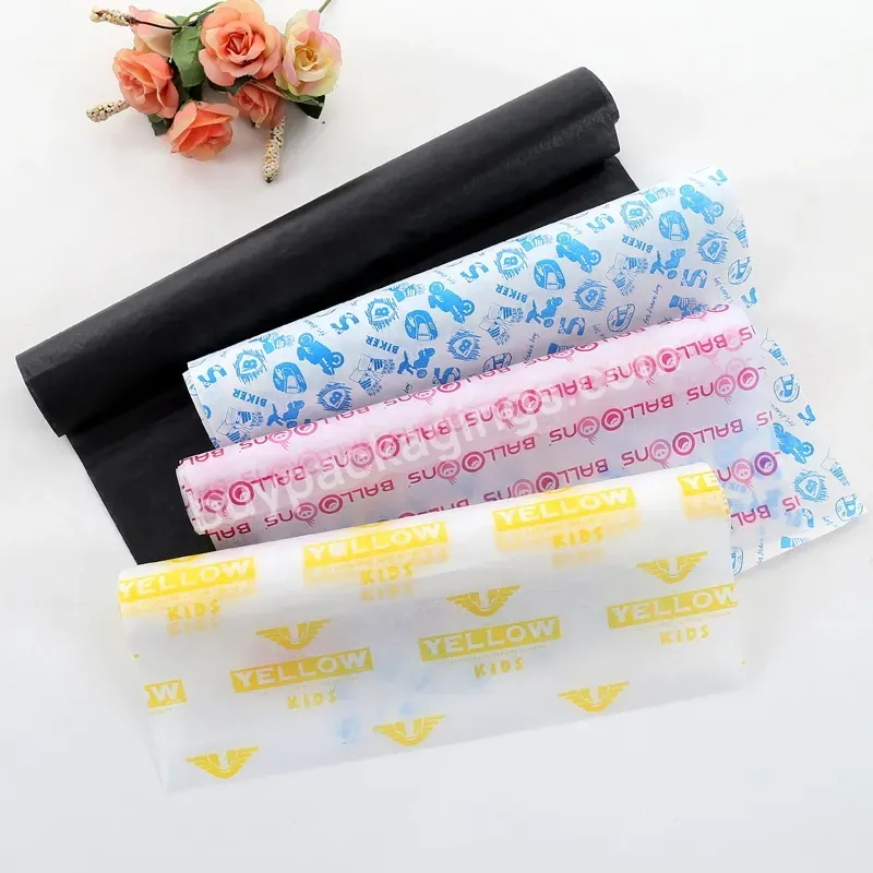 Biodegradable Waterproof Vellum A4 Hard Printed Butter Wax Food Wrapping Paper Roll