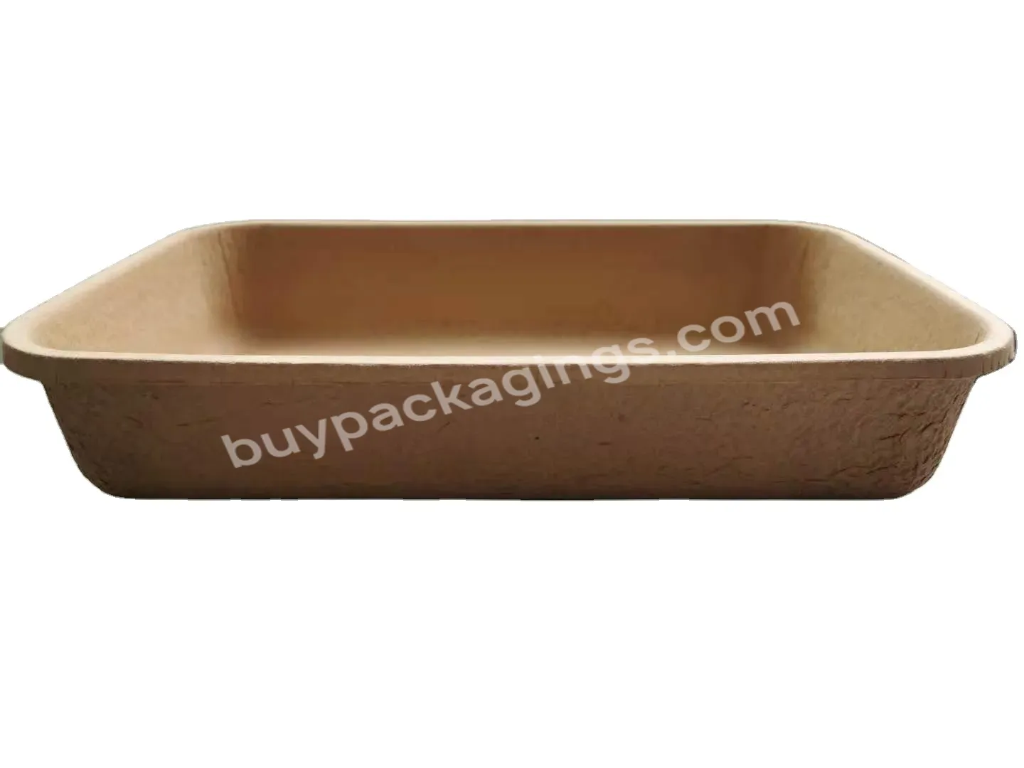 Biodegradablecat Litter Box Rectangle Cats Accessories Litter Box High Quality Cat Litter Box - Buy Cat Litter Tray,Paper Trays,Biodegradable Recycled Paper Pulp Tray.