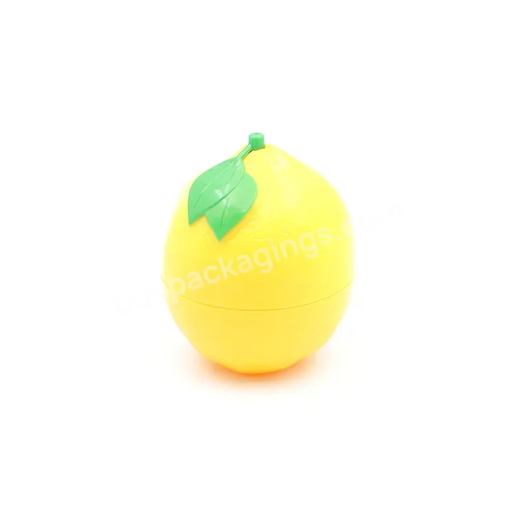 Bionic Fruit Lemon Shape 30ml Plastic Cosmetic Cream Jar Ointment Pot Plastic Bottle Subpackage Manufacturer/wholesale - Buy 30ml Plastic Cosmetic Cream Jar,Lemon Shape Cream Jar,Ointment Pot.