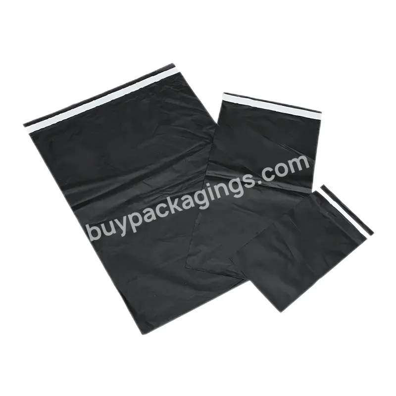 Black 100% Compostable Plastic Mailing Bags With Custom Logo Biodegradable Poly Self Adhesive Bags - Buy Biodegradable Poly Self Adhesive Bags,100% Biodegradable Plastic Self Adhesive Bag Courier Bags Biodegradable Packaging Mailing Bags,Compostable