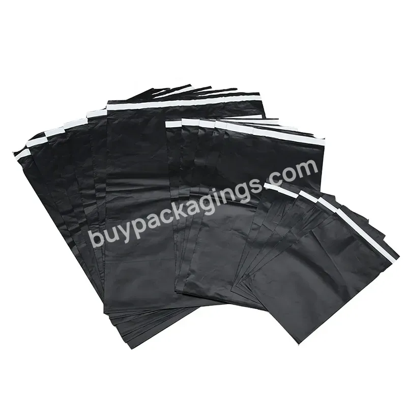 Black 100% Compostable Plastic Mailing Bags With Custom Logo Biodegradable Poly Self Adhesive Bags - Buy Biodegradable Poly Self Adhesive Bags,100% Biodegradable Plastic Self Adhesive Bag Courier Bags Biodegradable Packaging Mailing Bags,Compostable