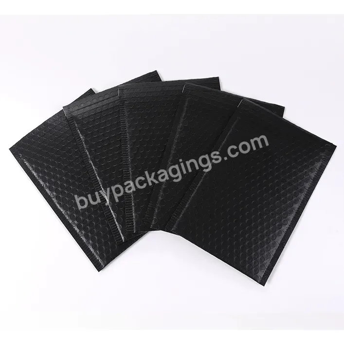 Black Big Size Bubble Film Poly Mailer Bag