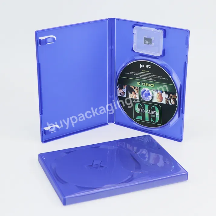 Black Blue Cd Single Disc Universal Game Genesis Plastic Game Box For Playstation 2 Ps2 Case Ps3 Ps4 Ps5 Xbox X S Sega Snes - Buy Game Case For Playstation 2,Game Case For Xbox One,Case For Xbox X S.