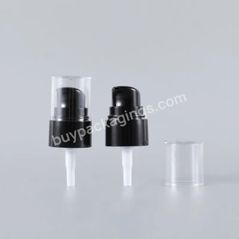 Black Custom Plastic Pp Cosmetic Liquid Soap Cream Bottle Face Lotion Dispenser Cream Pump With Cover - Buy Cosmetic Cream Pump,Custom Color Bottle Screw Cap Packaging,Serum Container Pump Sprayer.