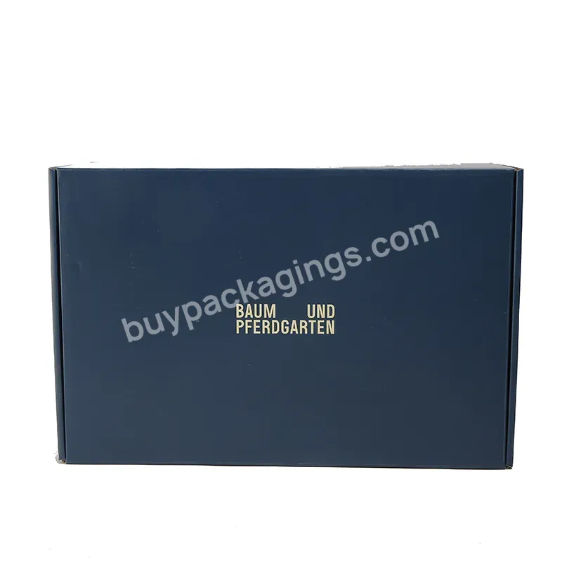 Black Folding Small Tuck Top Corrugated Cardboard Packaging Paper Boxes