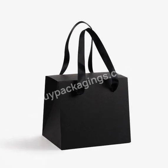 black gift boxes with straps box bag bag shape box