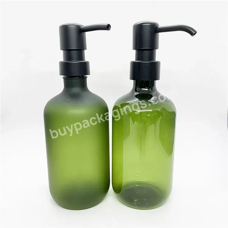 Black Gold 304 Stainless Steel Metal Plastic Shampoo Lotion Hand Liquid Soap Dispenser Pump