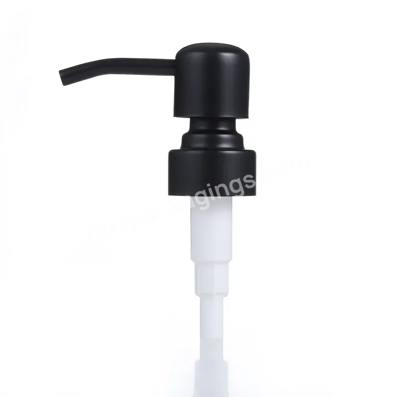 Black Gold Coated 304 Stainless Steel Metal Plastic Shampoo Lotion Foaming Hand Liquid Soap Dispenser Pump