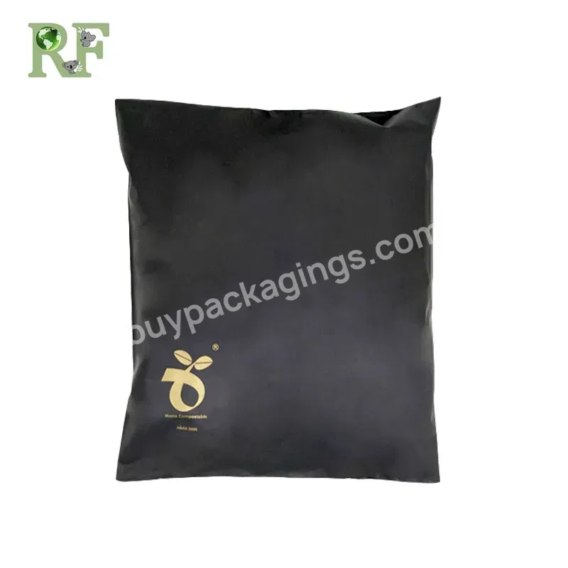 Black Mailing Matte Resealable Plastic Bags Shipping Bags Biodegradable Compostable Mailer