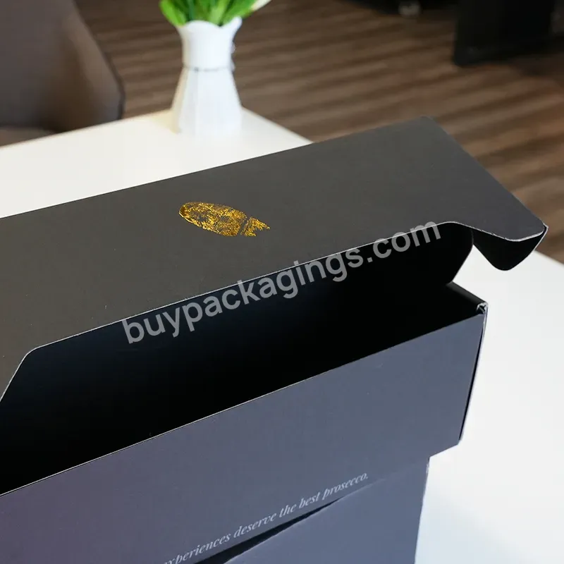 Black Matte Lamination Gold Hot Stamping Cosmetic Paper Box