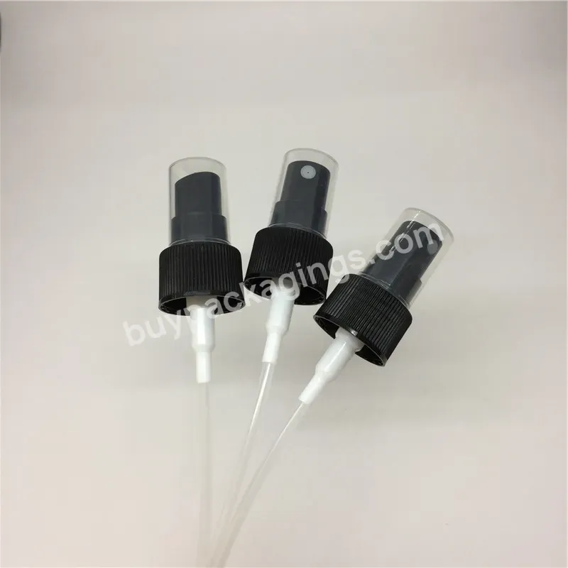 Black Mist Sprayer Mist Sprayer Cosmetic Packaging Fine Mist Perfume Sprayer Pump 18mm 20mm 24mm