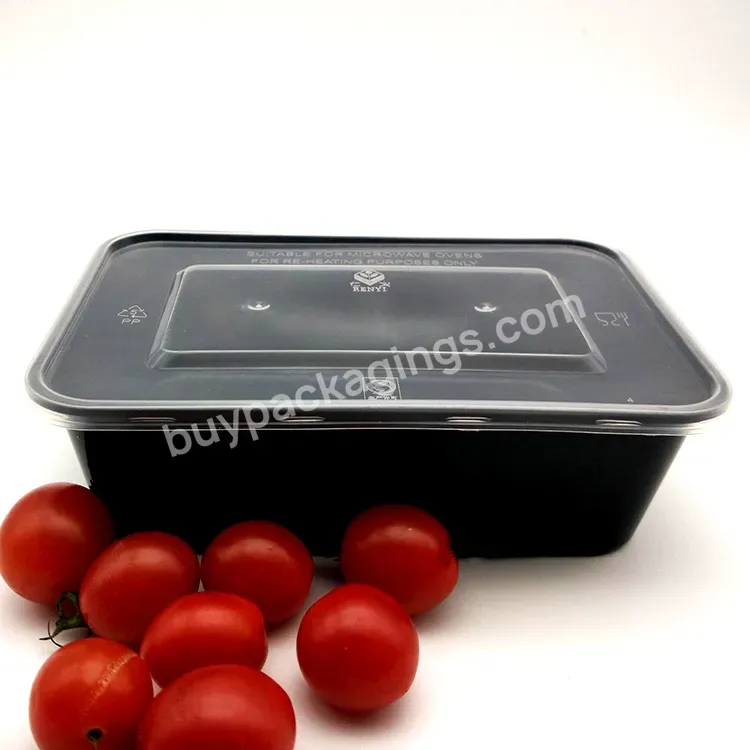 Black Plastic 1 Compartment Biodegradable Bento Box Bento Lunch Box Disposable Container - Buy Black Plastic Food Disposable Container,Biodegradable Bento Box Bento Lunch Box,Bento Box 1 Compartment.