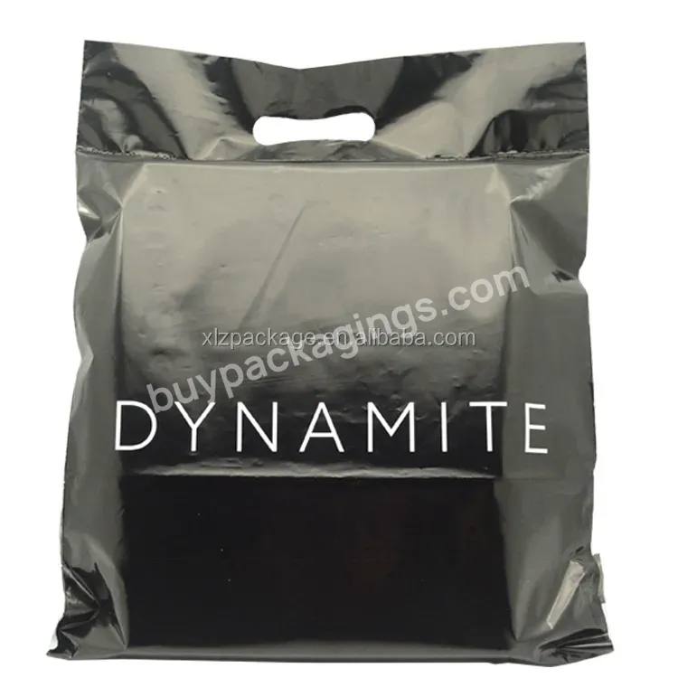 Black Poly Mailer Bag With Handle