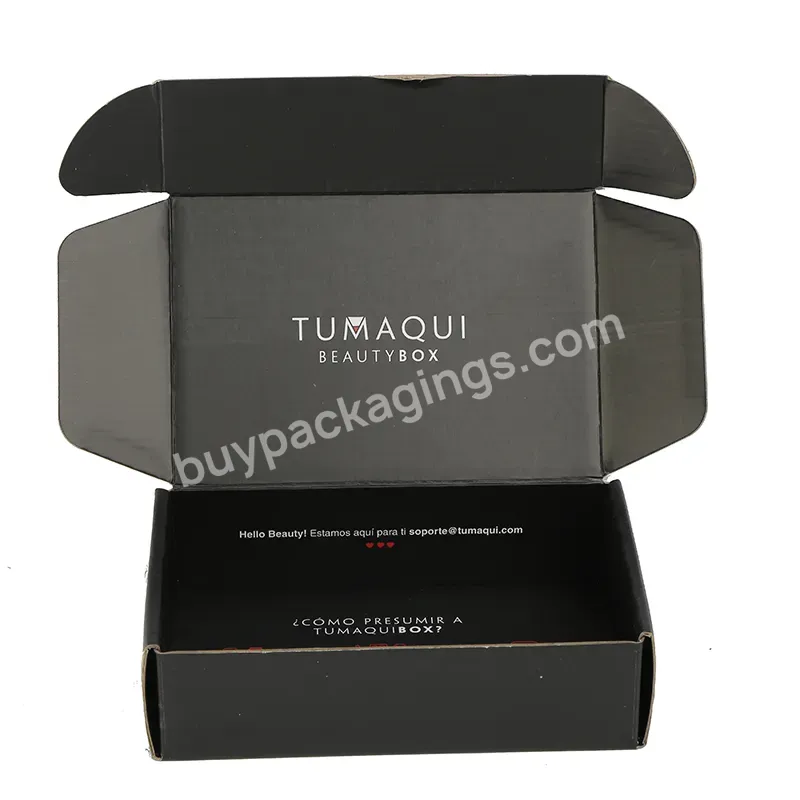 Black Printing Custom Wholesale Kraft Corrugated Paper Box Clothes Packaging Box Corrugated Aircraft Box