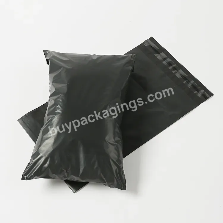 Black Recycle Material Strong Adhesive Poly Packaging Mailing Bags