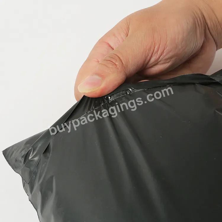 Black Recycle Material Strong Adhesive Poly Packaging Mailing Bags