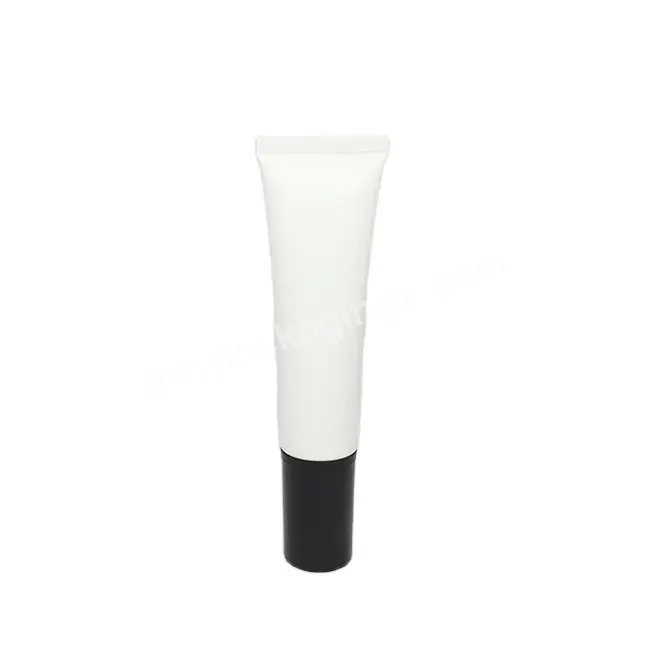 Black Screw Cream Pump Cosmetic Packaging Tube White Tube Match With Black Cream Pump