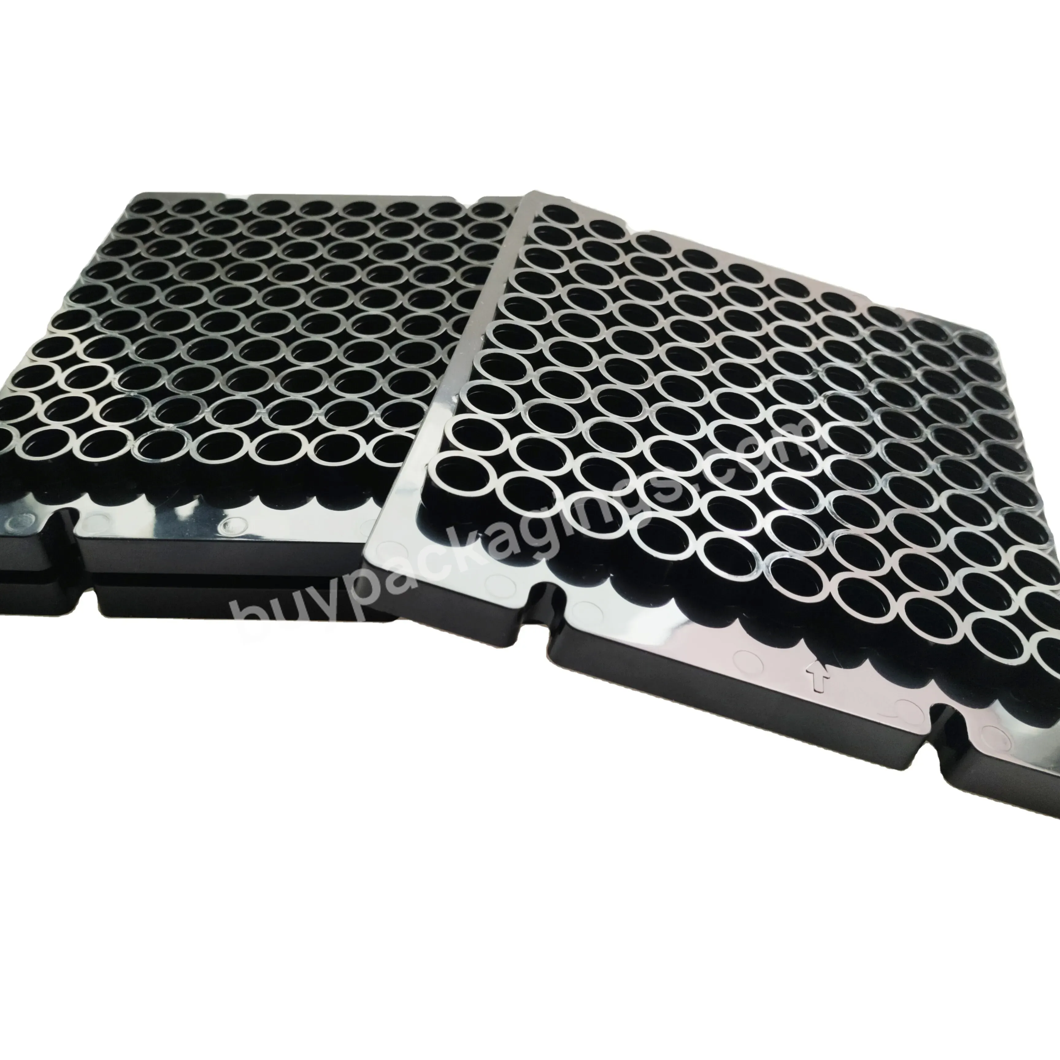 Black Wholesale 0.5ml Durable Plastic 100 Packs Tray For Smoking