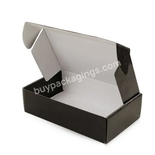 Black Wholesale Custom Logo Cardboard Paper Child Resistant Paper Box Drawer Box Package