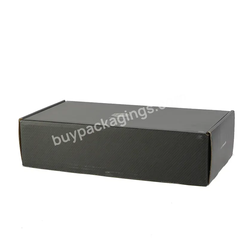 Black Wholesale Custom Logo Premium Luxury Cardboard Paper Gift Wig Hair Extension Packaging Box Customized Box