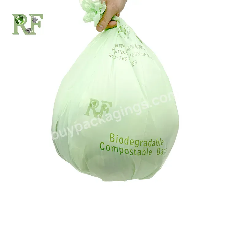 Black/green/white Custom Color Eco Friendly Trash Yard Waste Garbage Bag