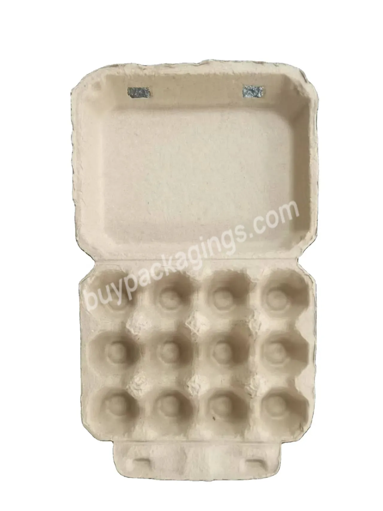 Blank Egg Cartons- Classic 3x4 Style Holds 12 Large Eggs,Sturdy Design Made From Recycled Cardboard