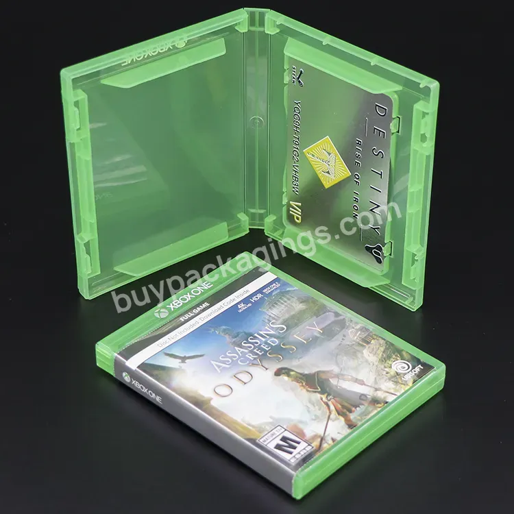 Blank Green Plastic Storage Protector Gift Card Box Gaming Accessories Trading Card Game Storage Case For Xbox One 360 - Buy Game Storage Case For Xbox One,Trading Card Game Case,Gift Card Box.