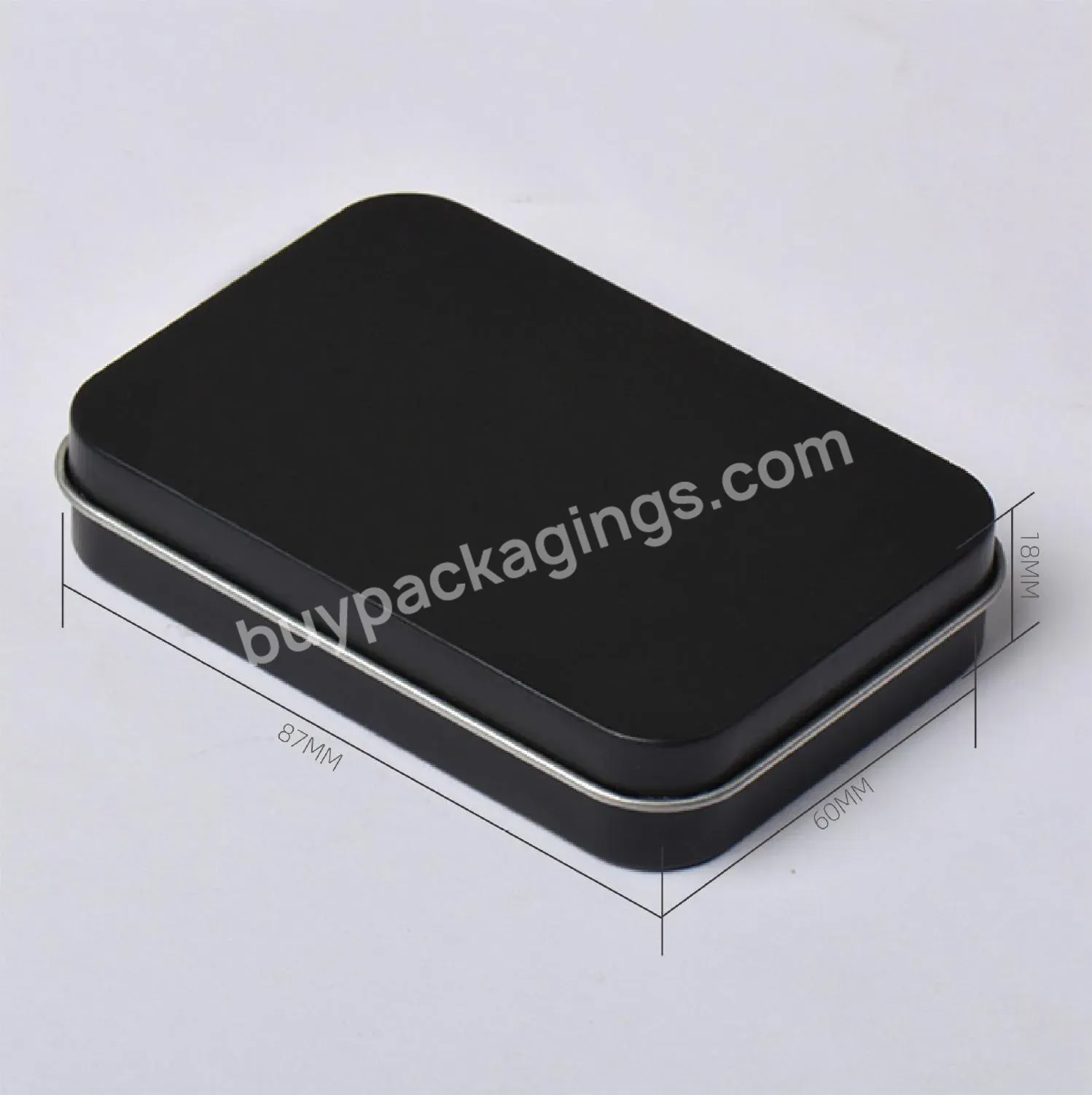 Blank Rectangle Shape Sublimation Metal Tin Box For Promotion