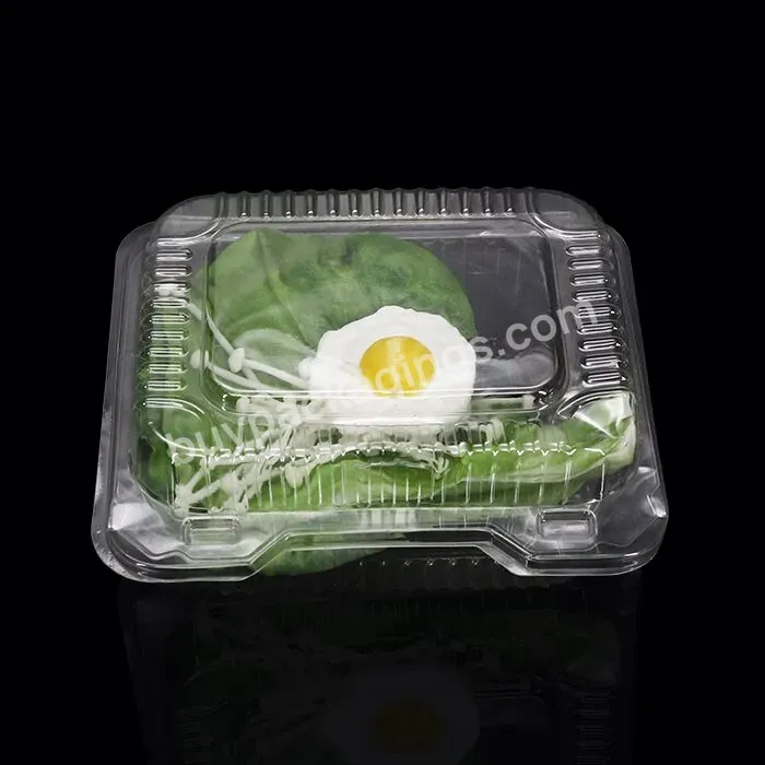 Blister Plastic Clear Box Lettuce Crisper Clamshell Packaging For Living Lettuce