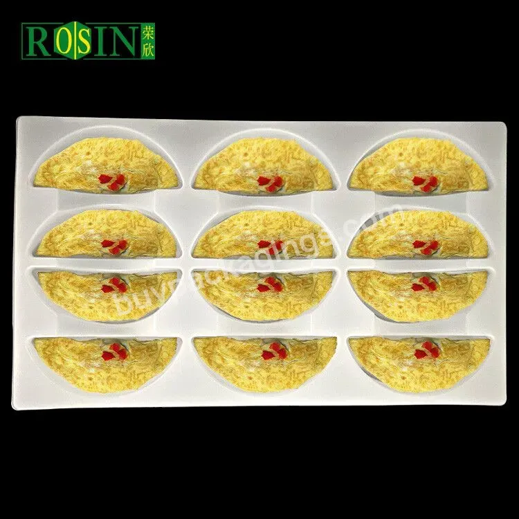 Blister Plastic Pp Frozen 12 Compartment Dumpling Tray For Food Packaging