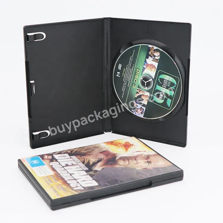 Blue Black Film Movie Game Dvd Vcd Cd Disc Packaging Box Plastic Game Card Case Storage Game Box For Ps2 Playstation 2 3 4 5